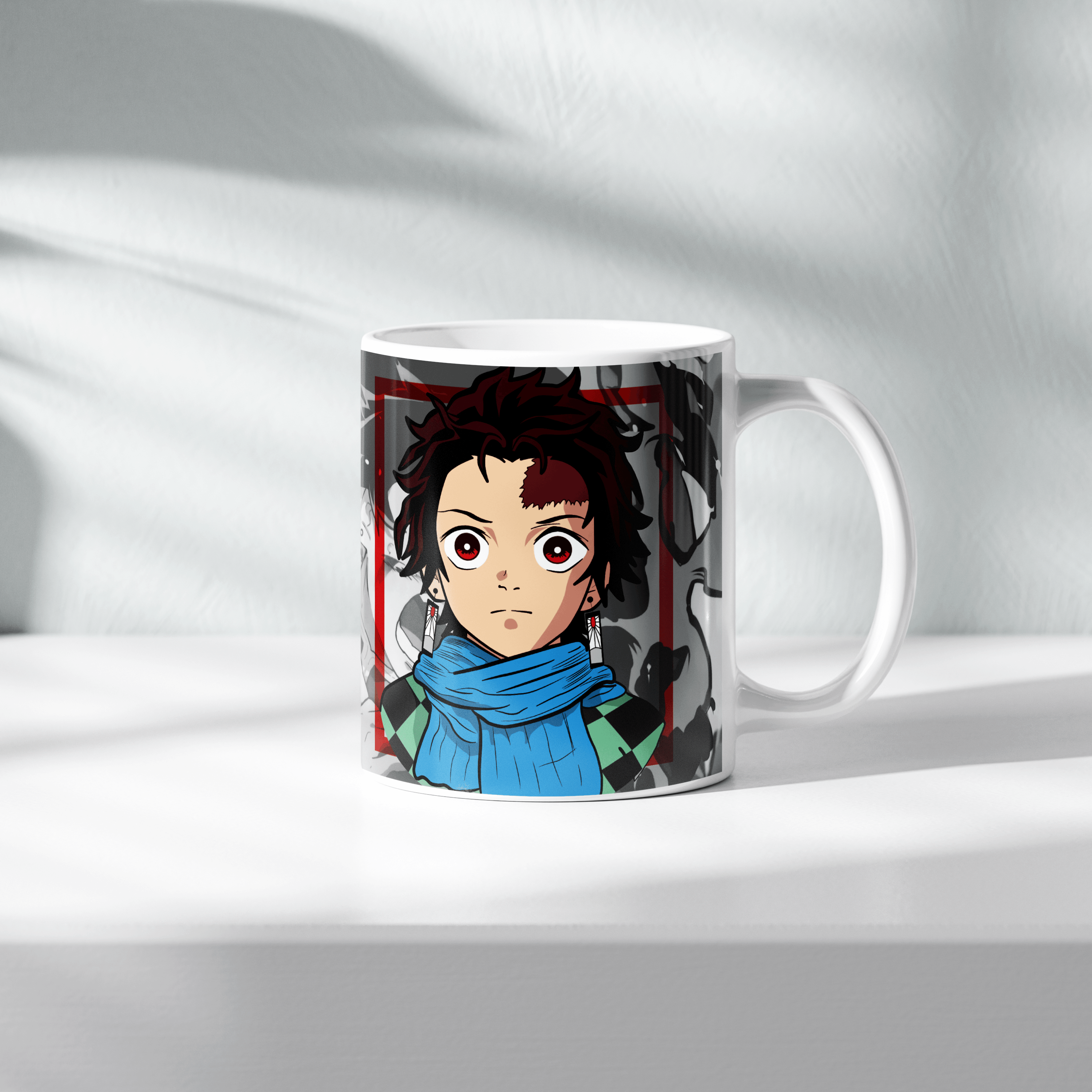 Tanjiro Anime Printed Ceramic Collector Cup | 350 ML