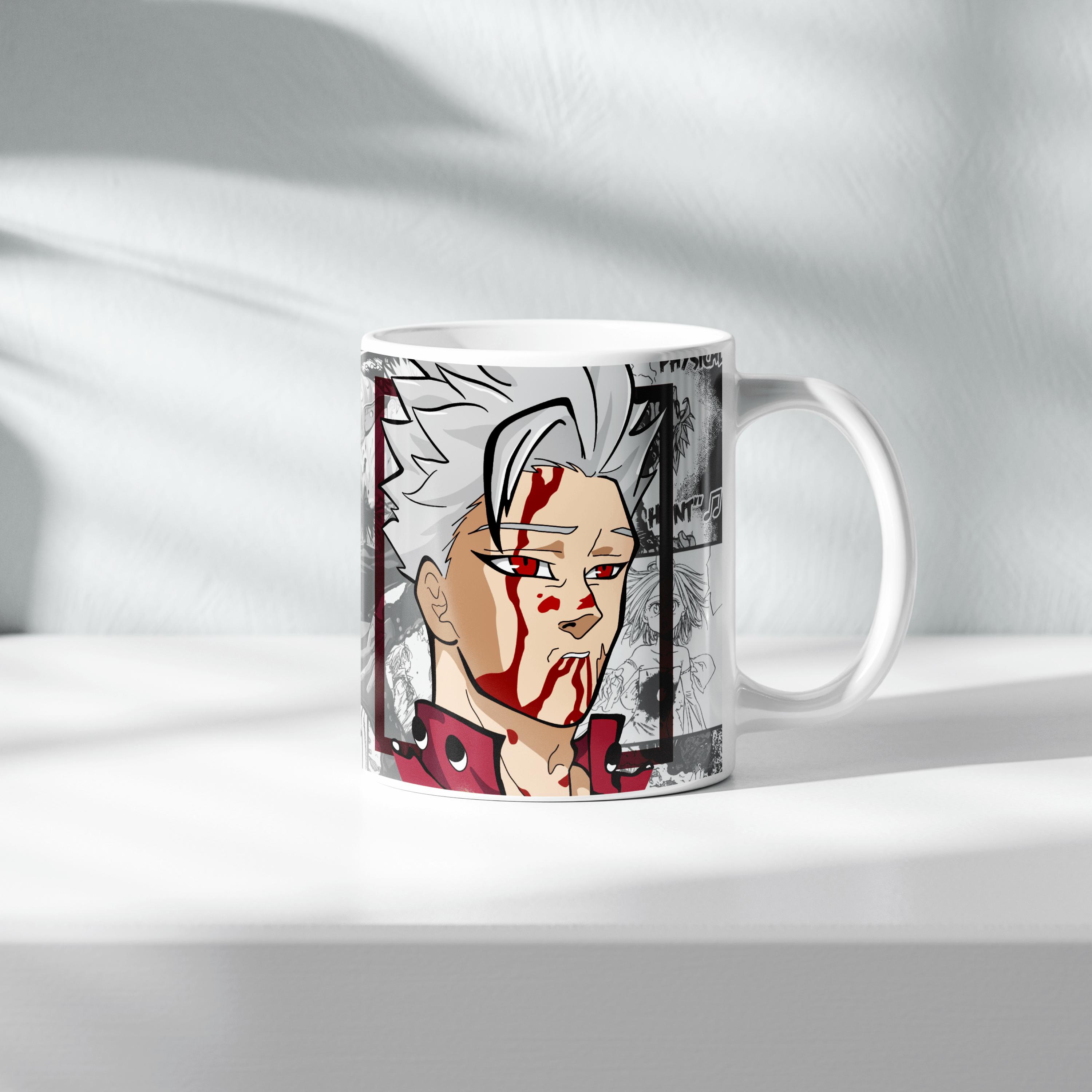 Sin Of Greed Anime Printed Ceramic Drinkware Mug | 350 ML
