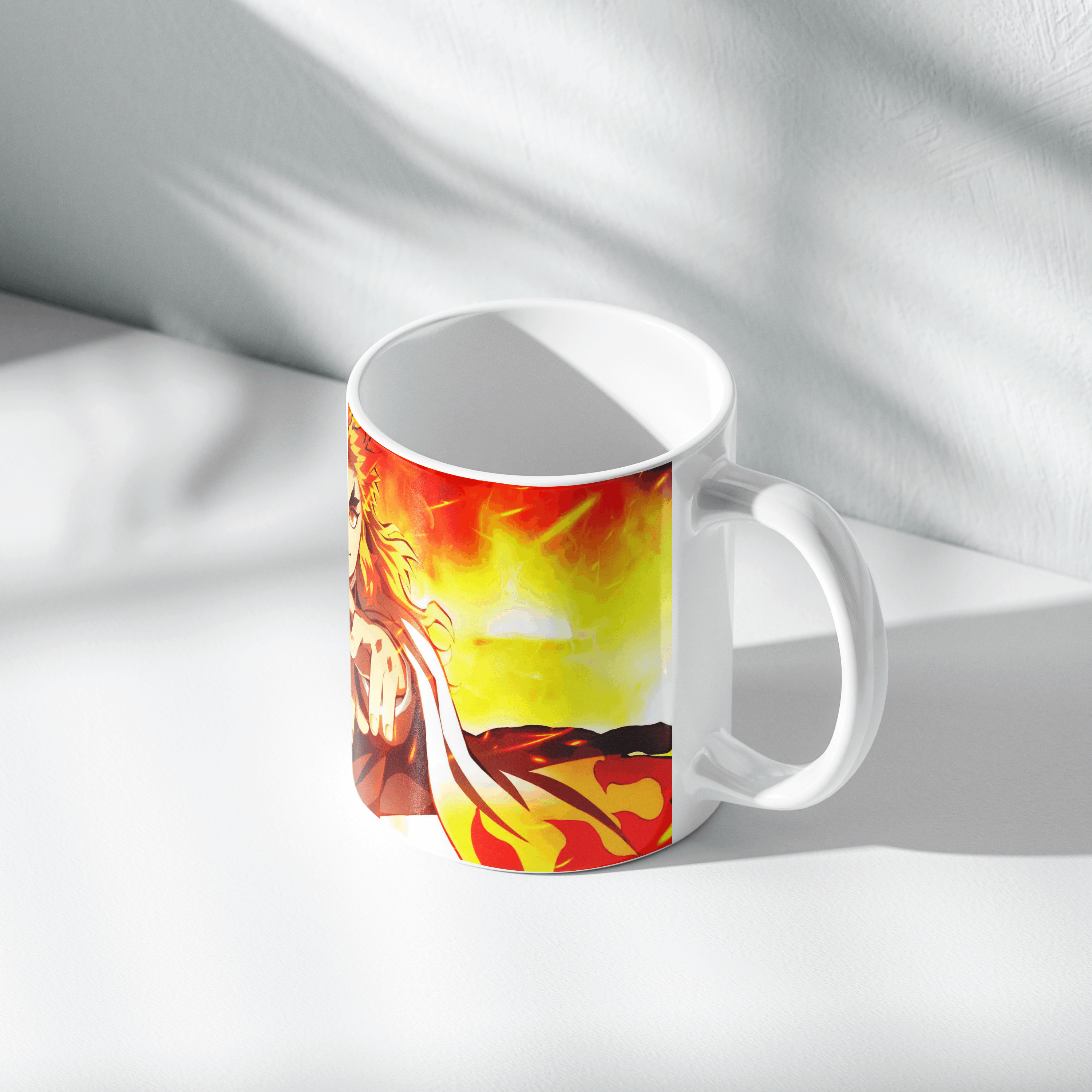 Demon Slayer Shadow Art Printed Ceramic Coffee Cup | 350 ML