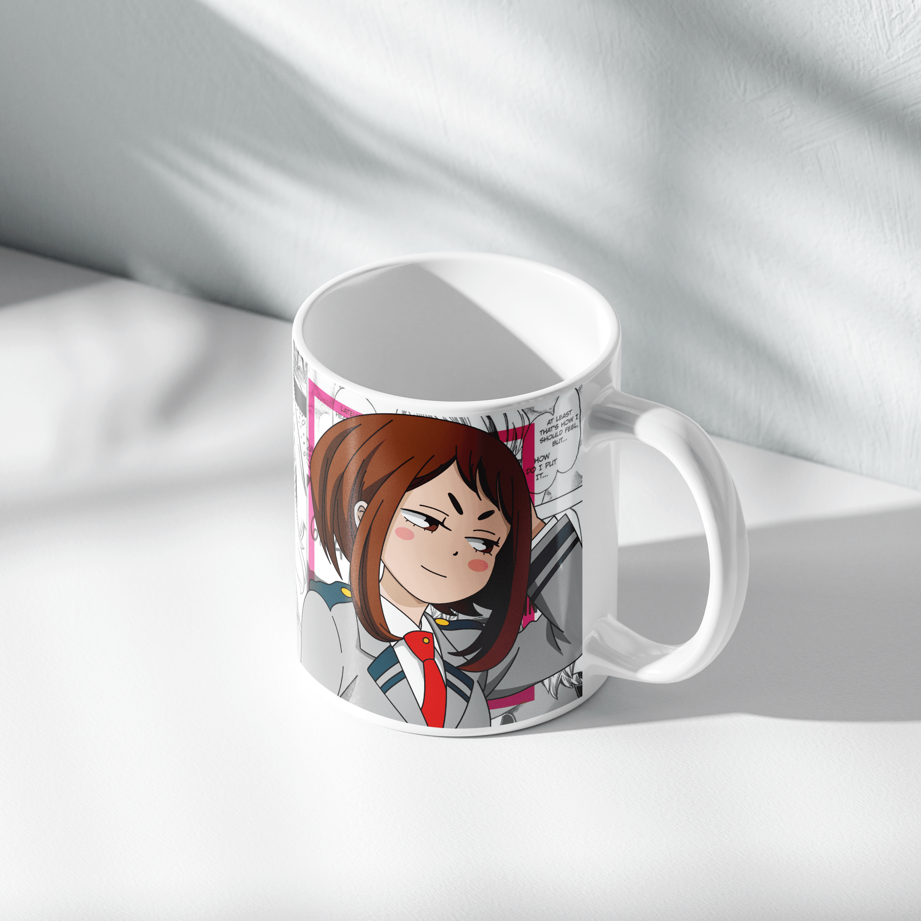 Uraraka Anime Printed Gift Cup For Fans | 350 ML