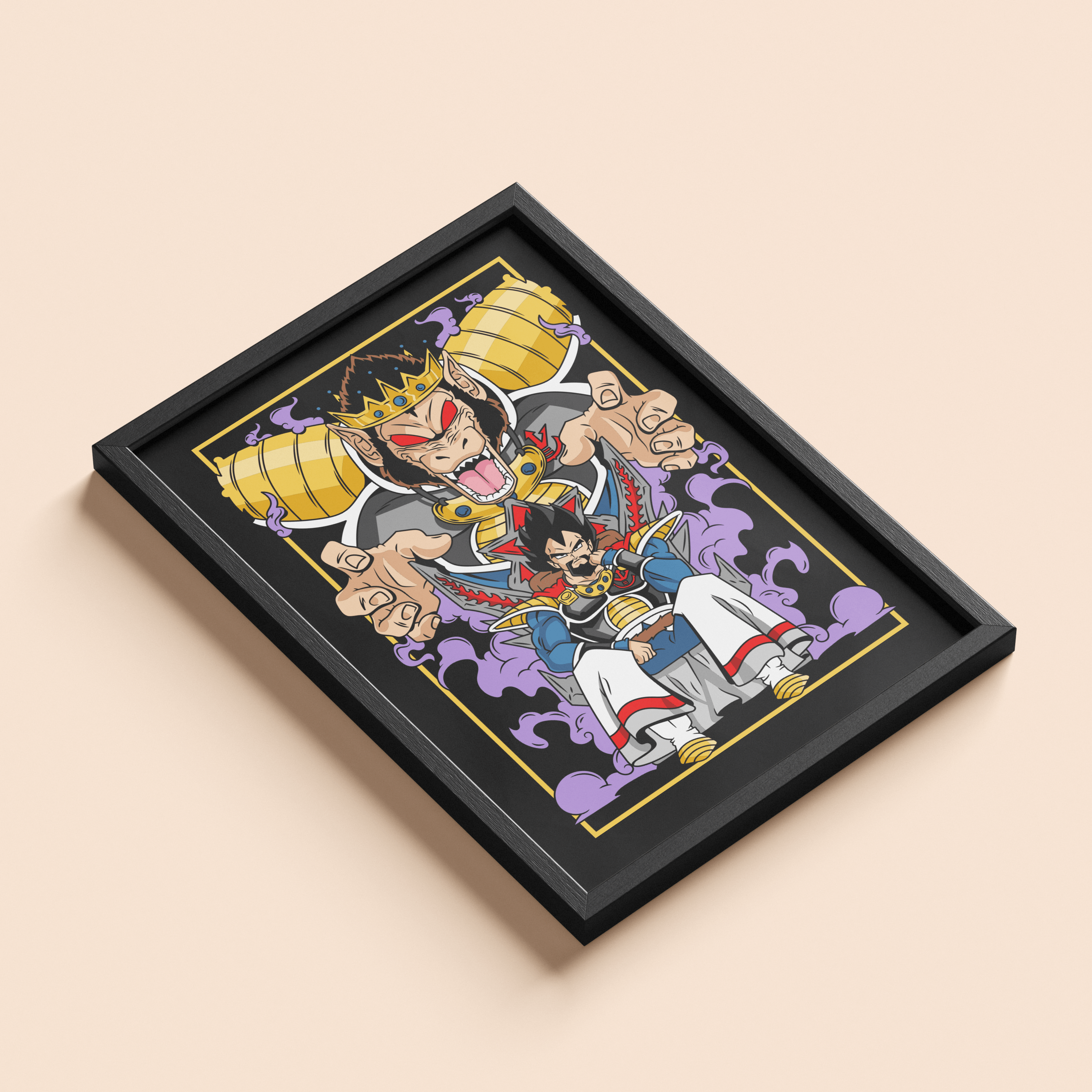 Dragon Ball Z Vegeta Royal Battle Wall Poster