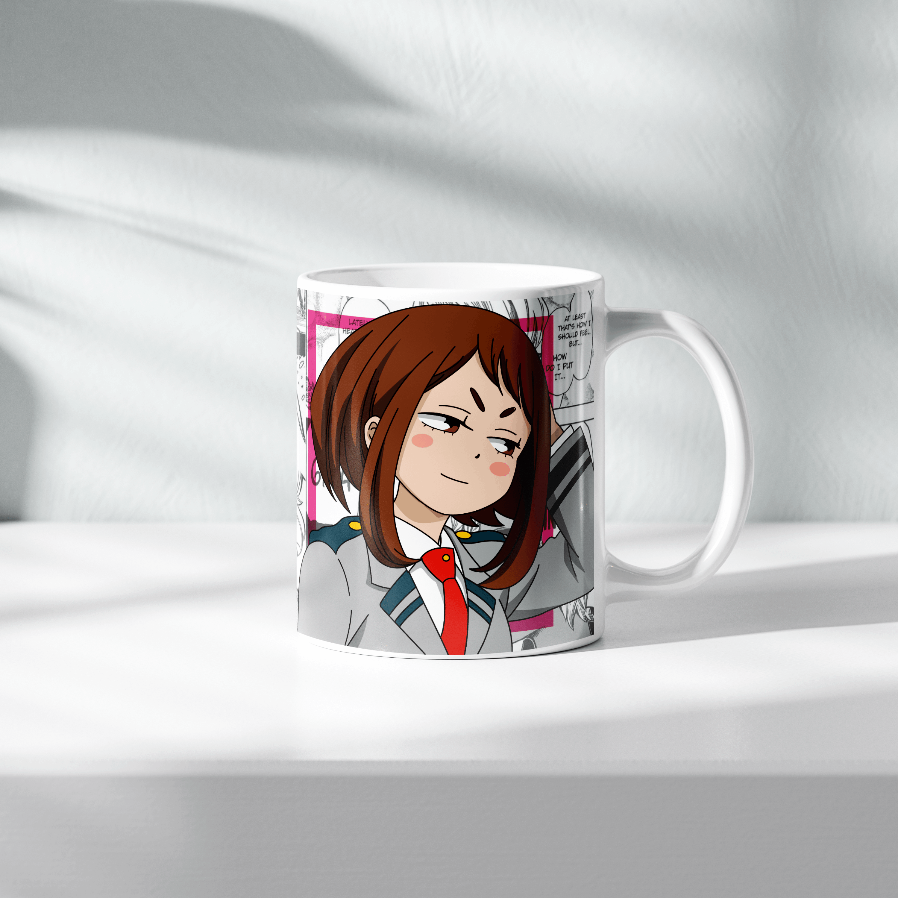 Uraraka Anime Printed Gift Cup For Fans | 350 ML