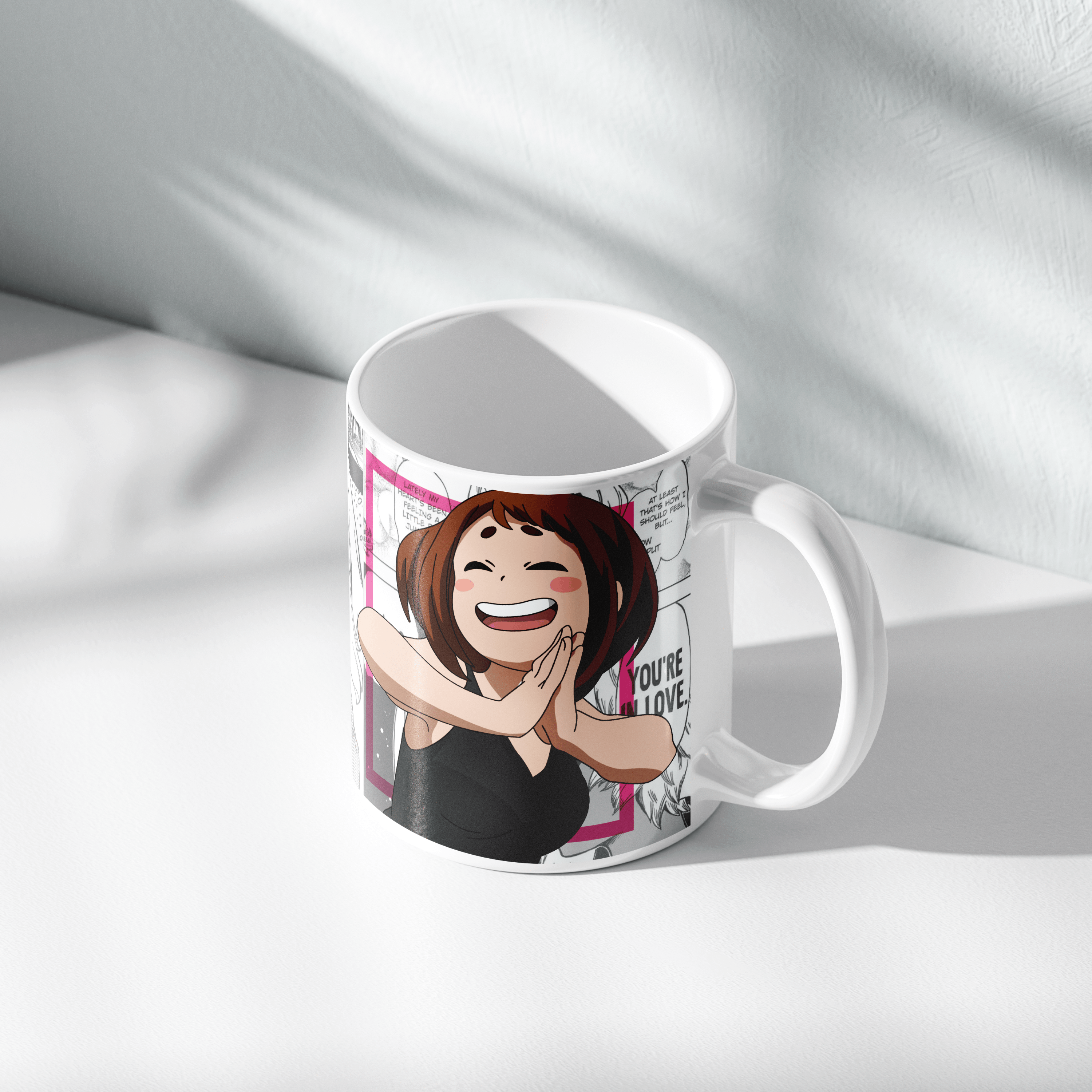 Uraraka Action Ceramic Anime Cup | 350 ML