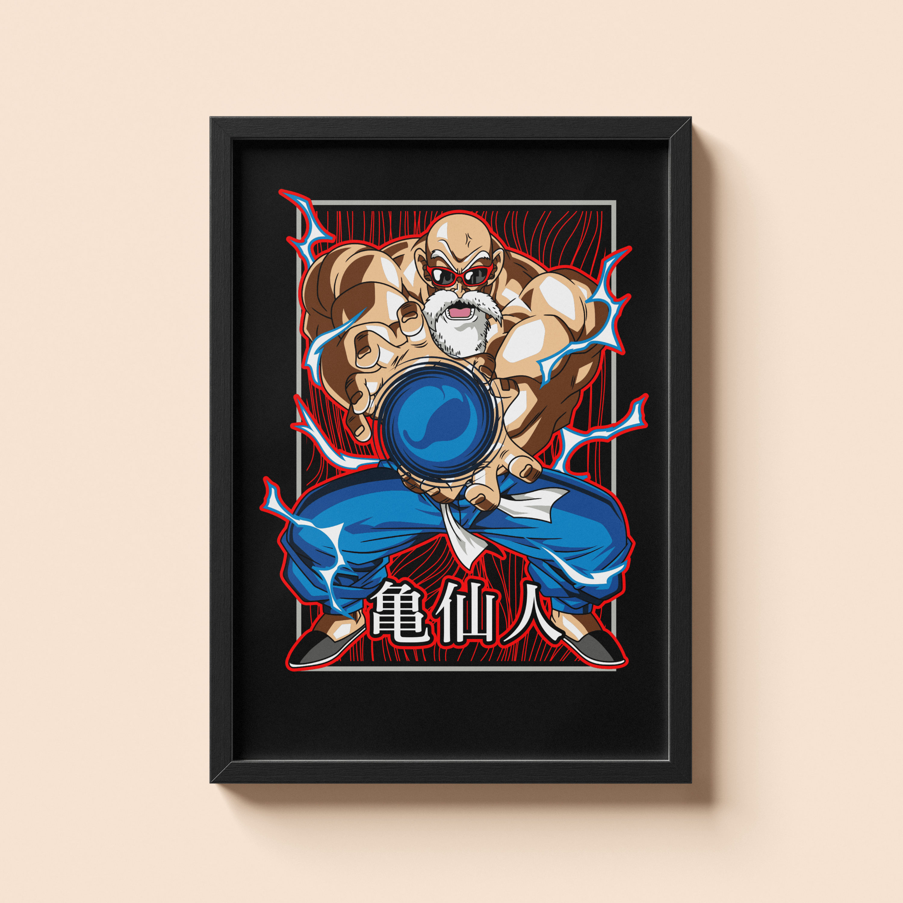 Dragon Ball Z Master Roshi Wall Poster