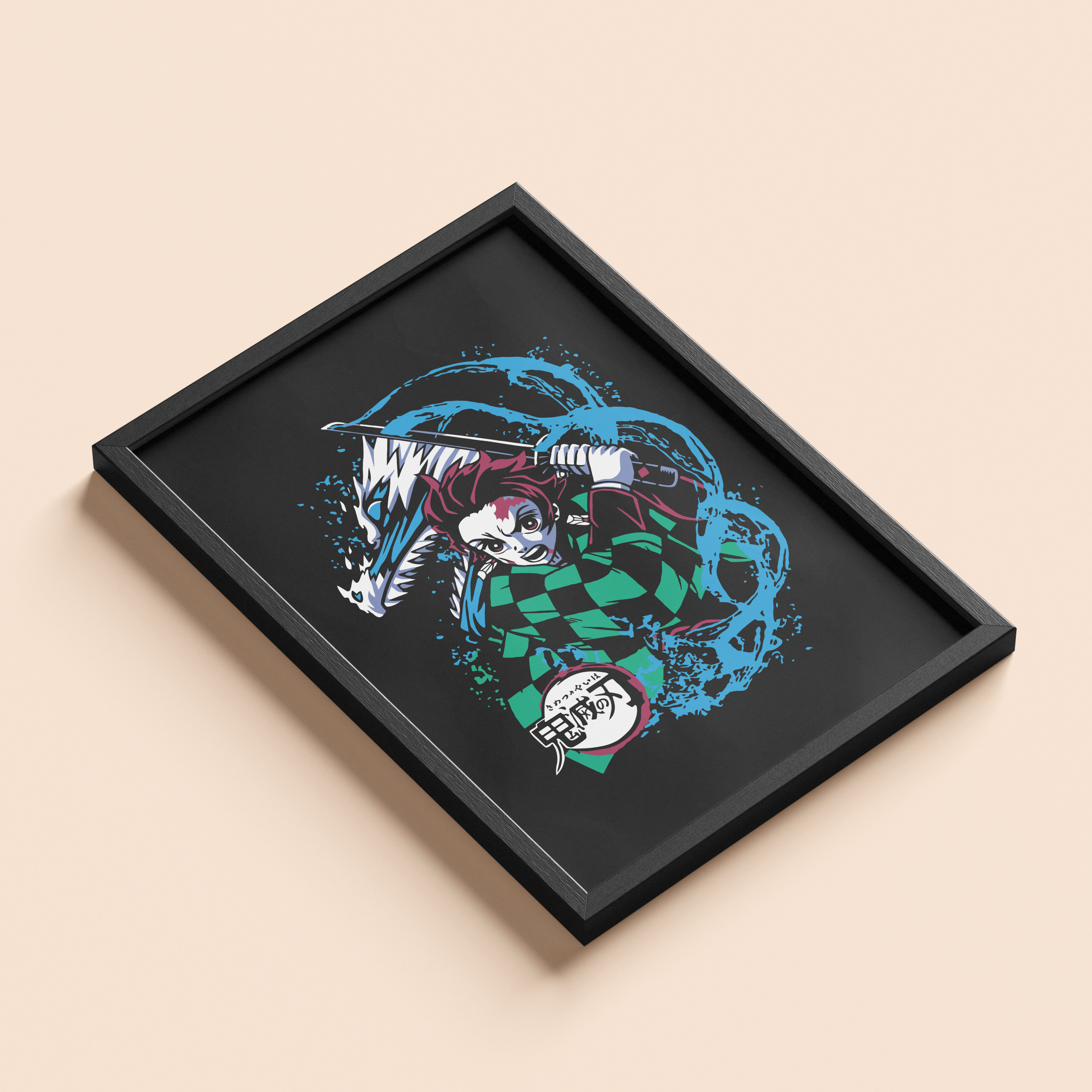 Demon Slayer Tanjiro & Dragon Wall Poster