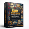 50K+ Premium Printable T-Shirt Designs Bundle