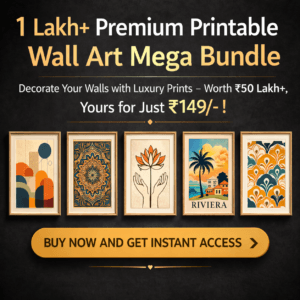 1 lakh+ premium printable wall art mega bundle