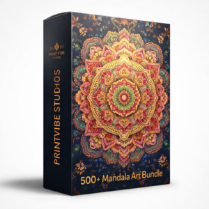 Home 500+ printable mandala art bundle
