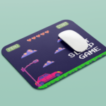 Neoprene Eat Sleep Game Anti Skid Mouse Pad